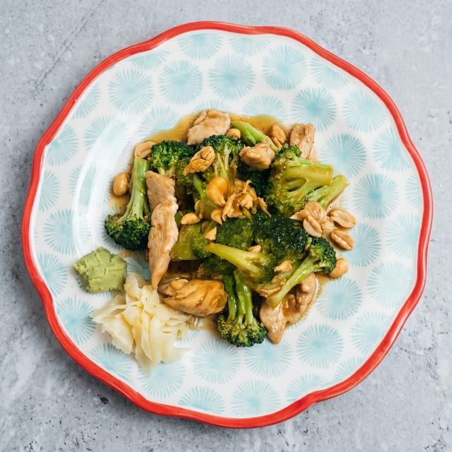 Combo Broccoli Chicken and Sweet & Sour Pork.
