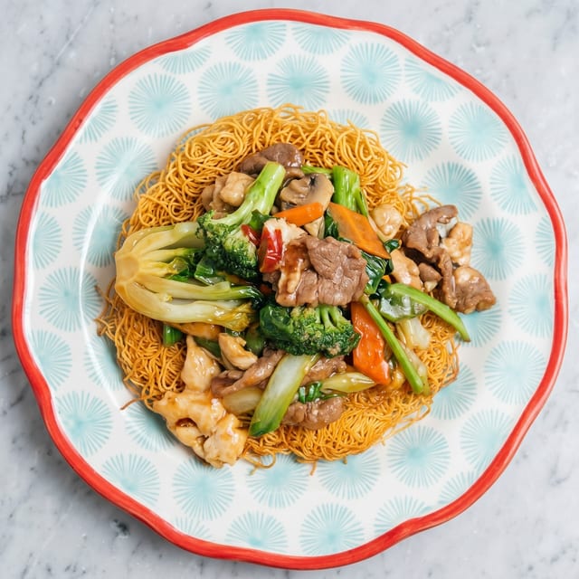 Cantonese Style Chow Mein.