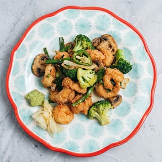 Salt and Pepper Shrimp Soup