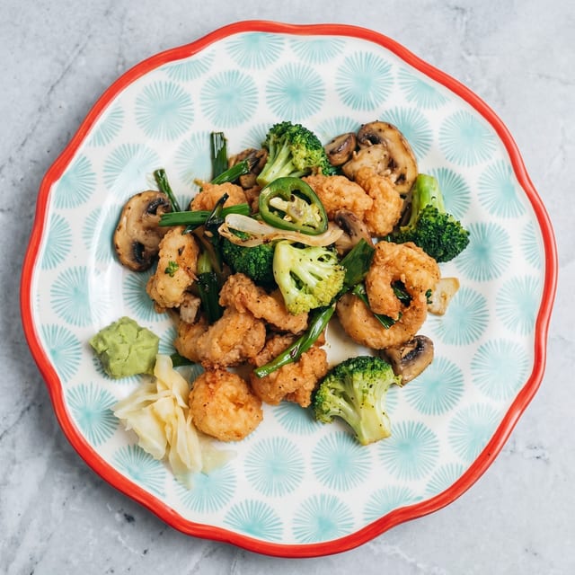 Salt and Pepper Shrimp Soup.